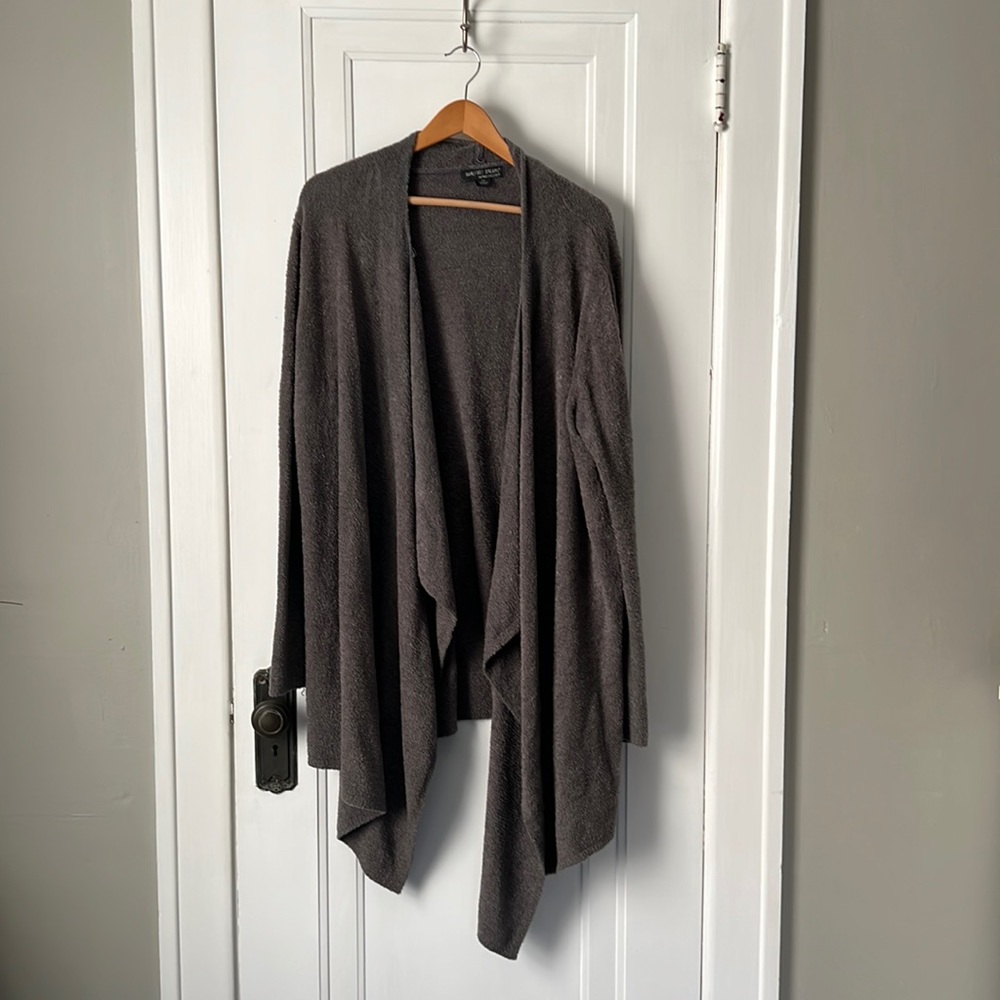 Barefoot dreams super soft open cardigan